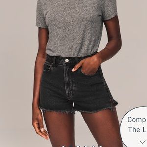 Abercrombie High Waisted Jean Shorts